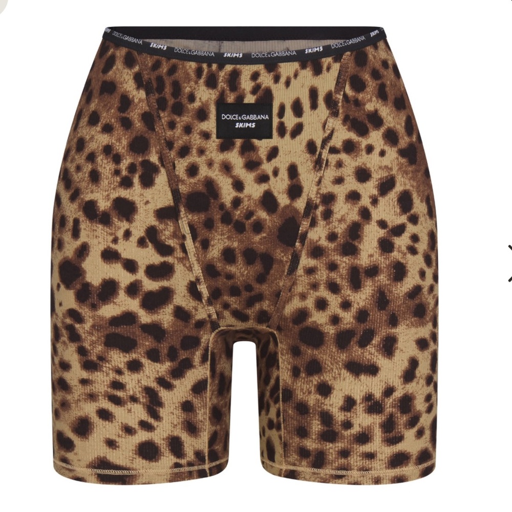 Skims x Dolce Gabbana Leopard Boxers